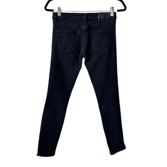 R13 Alison Crop Jeans in Black Rinse - Picture 2 of 13